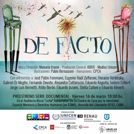 Pre estreno de 'De Facto'